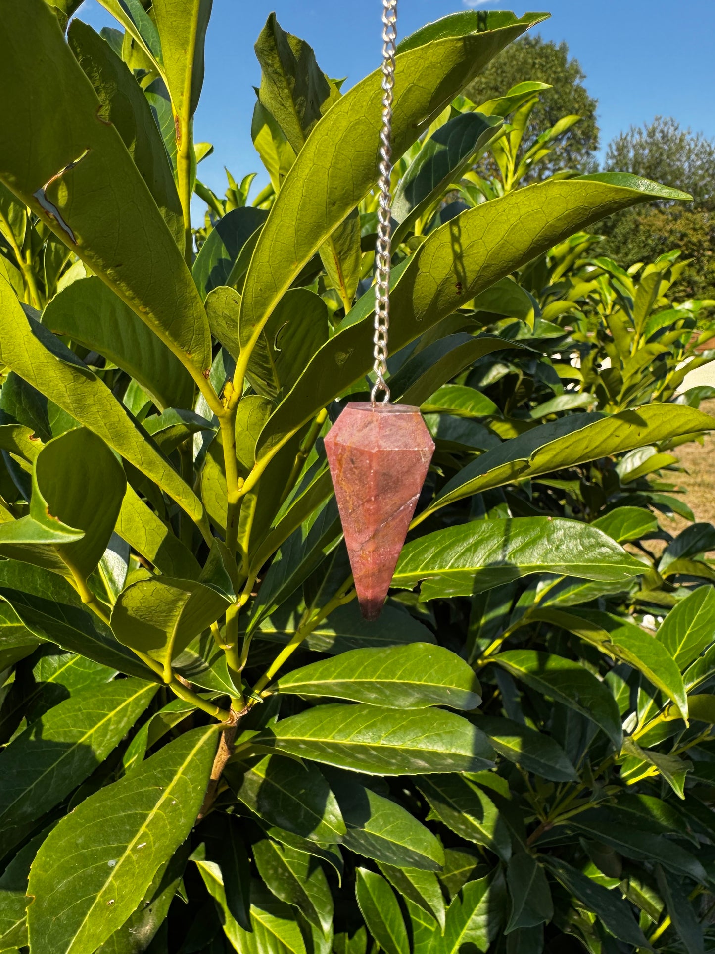 Pendule Rhodonite
