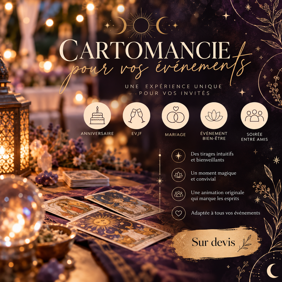 ✨ La Reine s’invite à vos événements